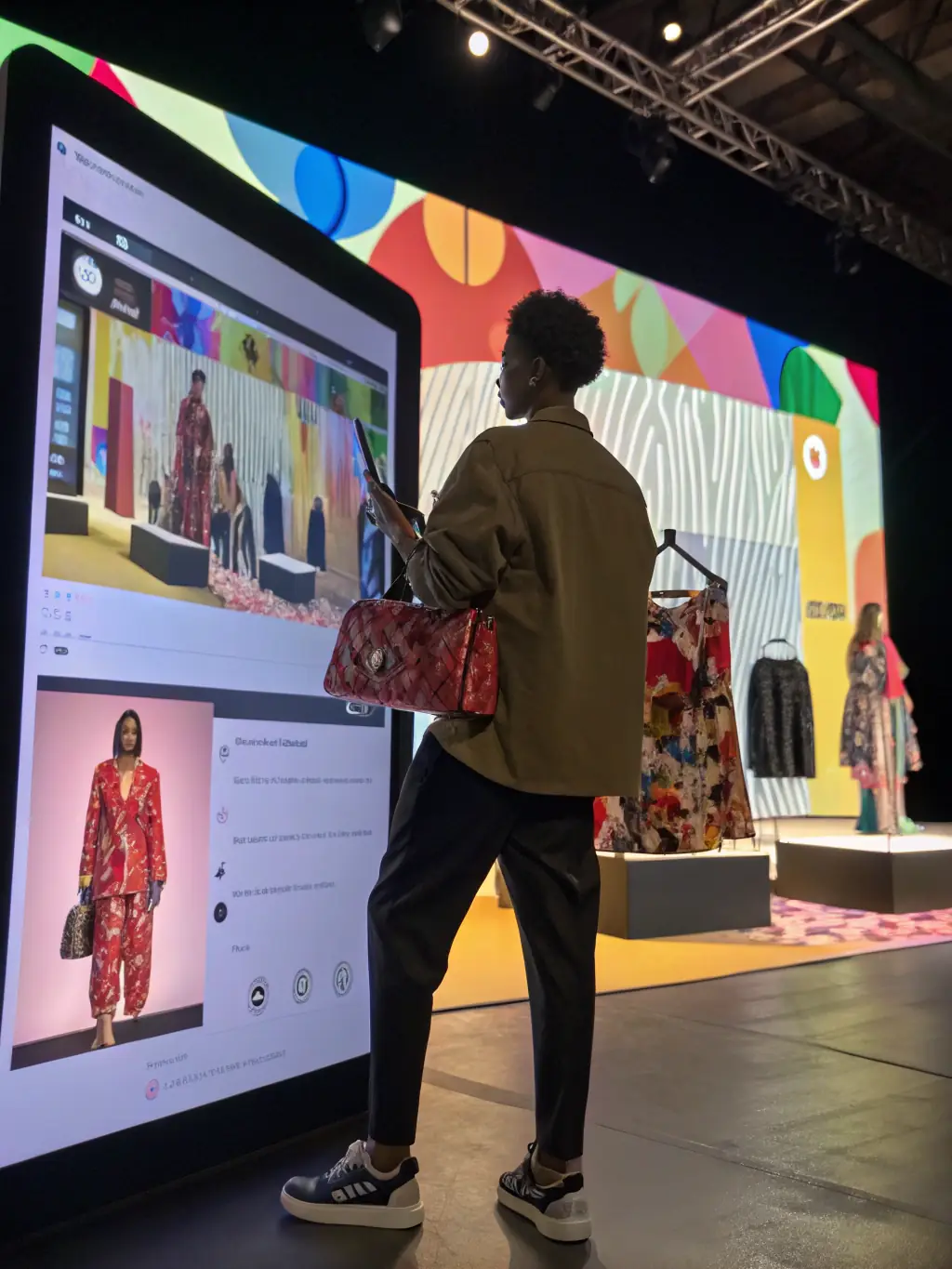 A user uploading an image to StyleReflect, showcasing the platform's image-based fashion search capabilities.